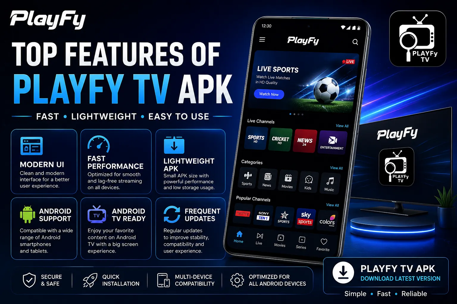 top-features-of-playfy-tv-apk